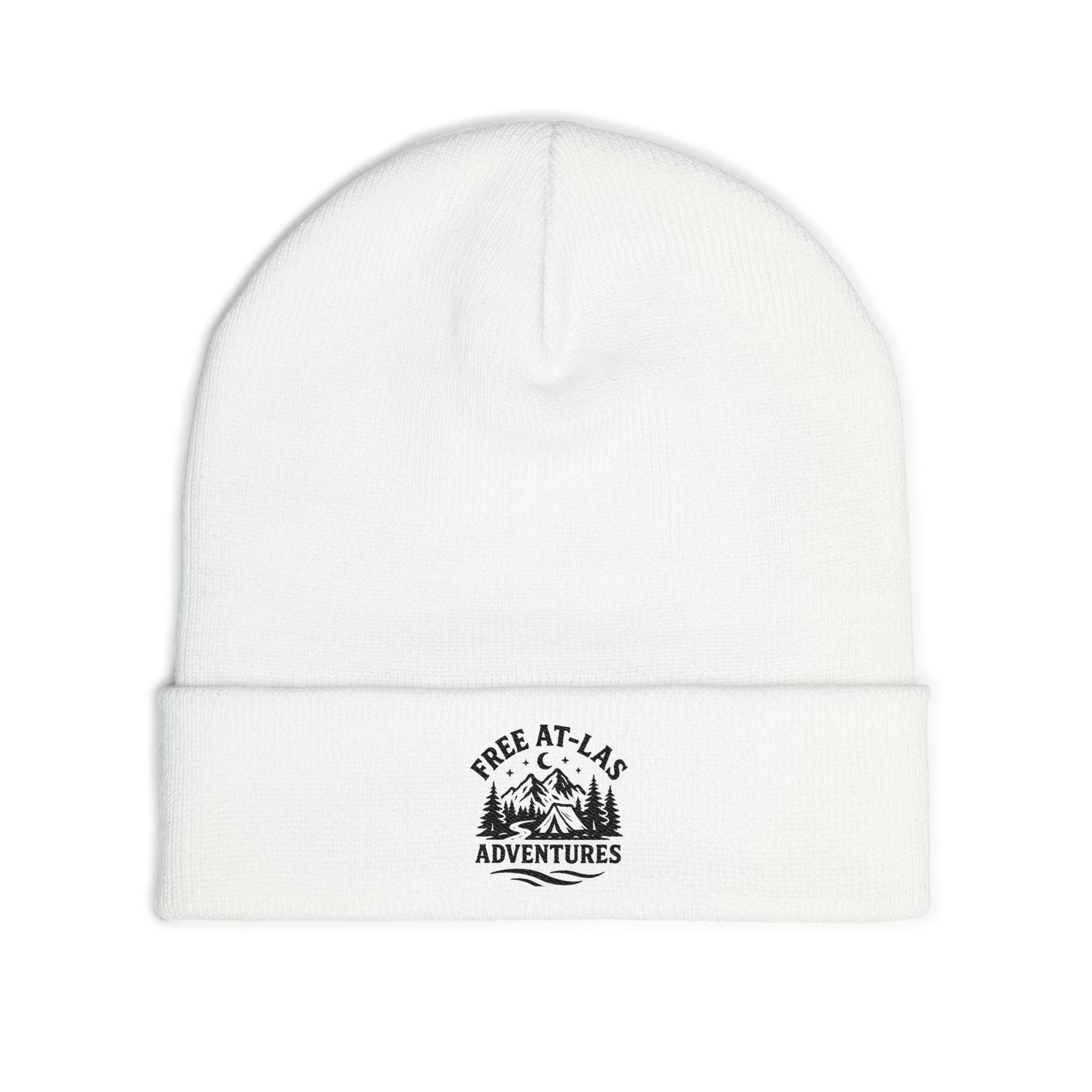 Knit Embordered Beanie