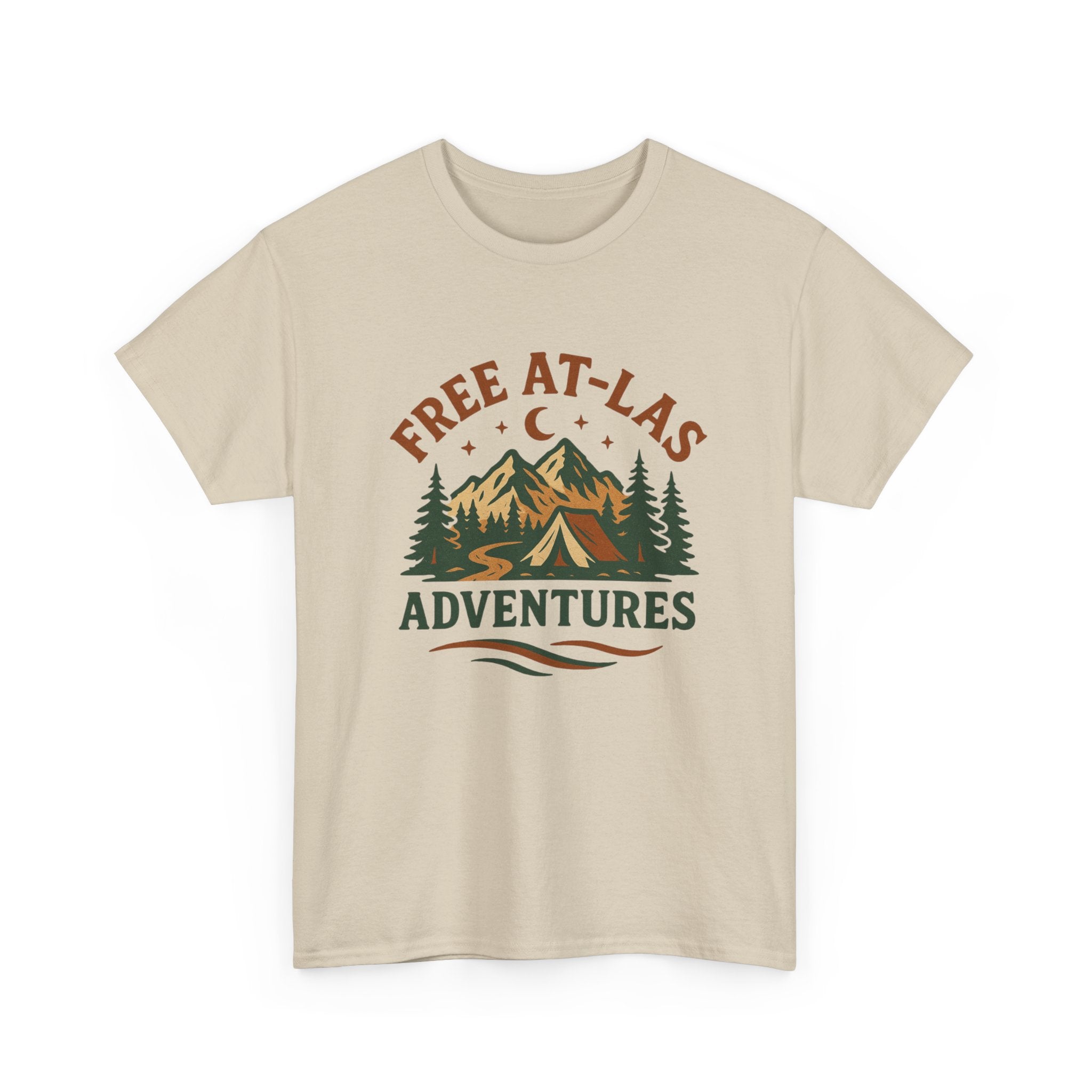 Cotton Camping T-Shirt — Classic Outdoor Camp Vibe Tee