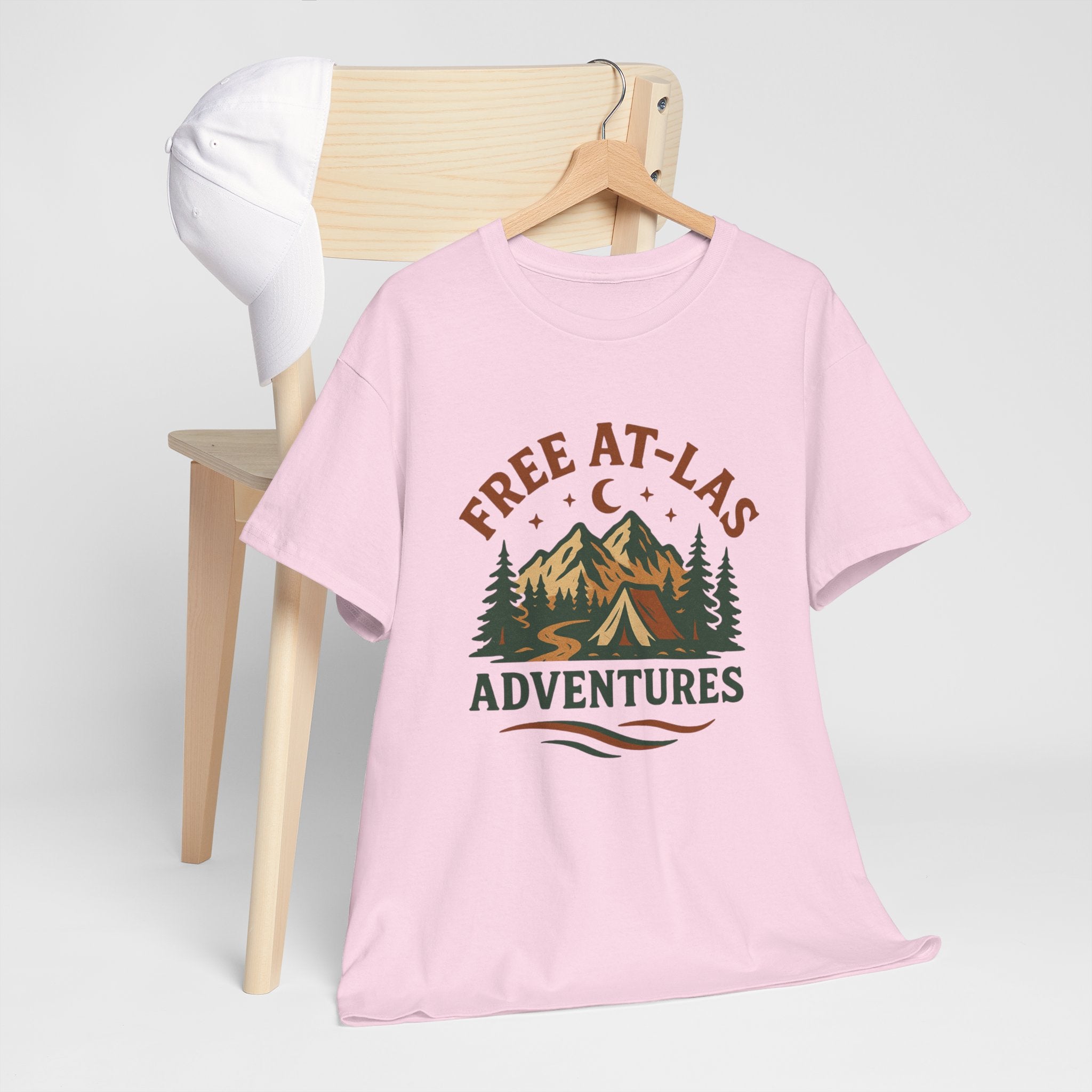 Cotton Camping T-Shirt — Classic Outdoor Camp Vibe Tee