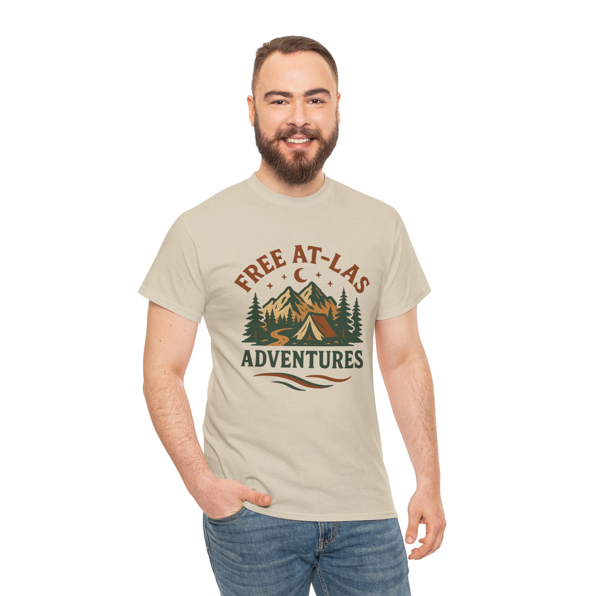 Cotton Camping T-Shirt — Classic Outdoor Camp Vibe Tee