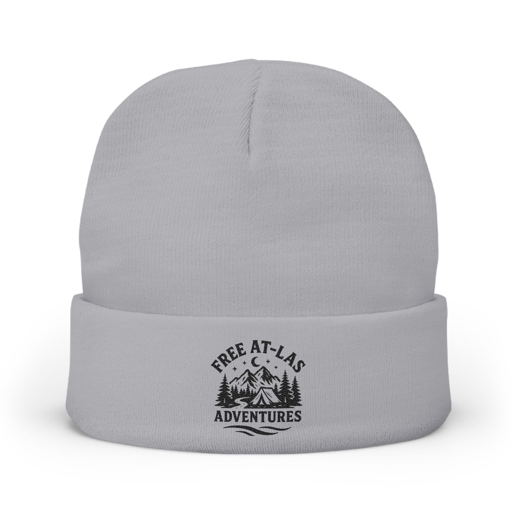 Knit Embordered Beanie