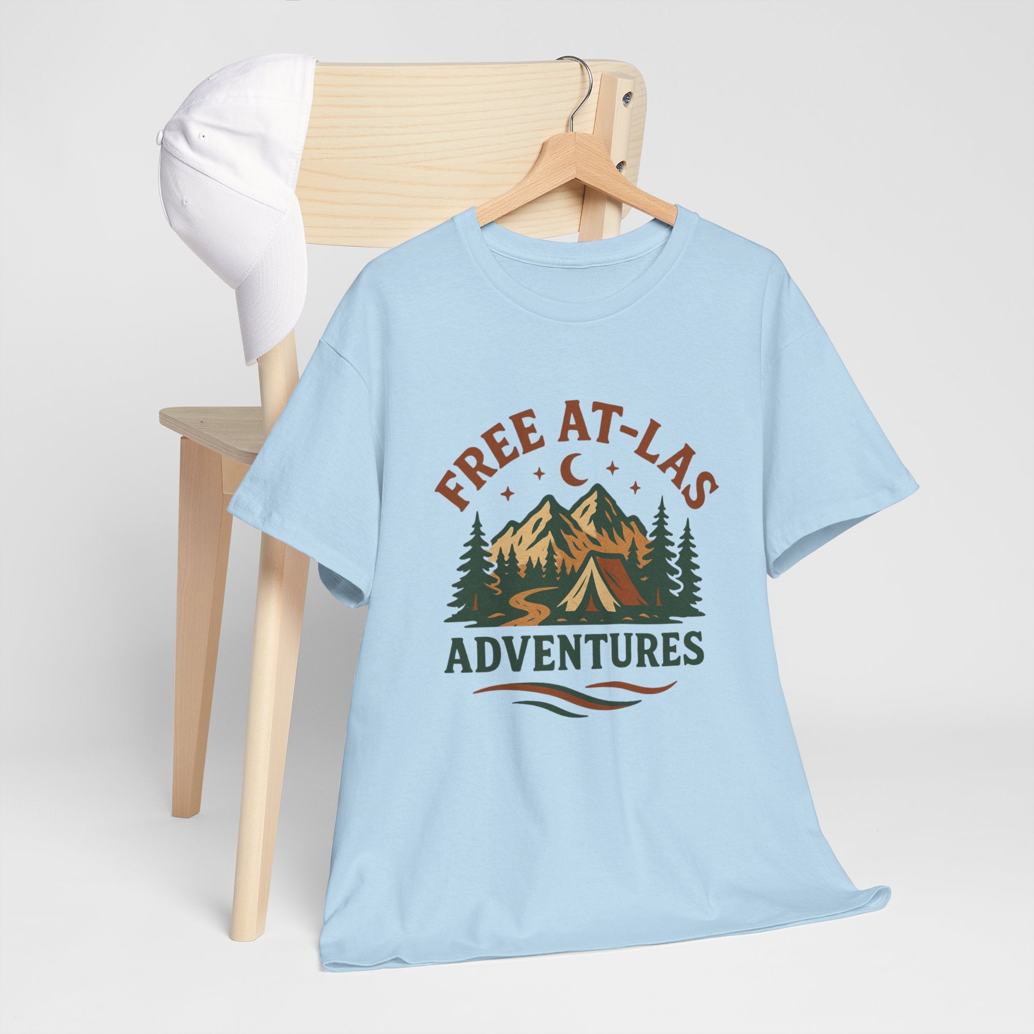 Cotton Camping T-Shirt — Classic Outdoor Camp Vibe Tee