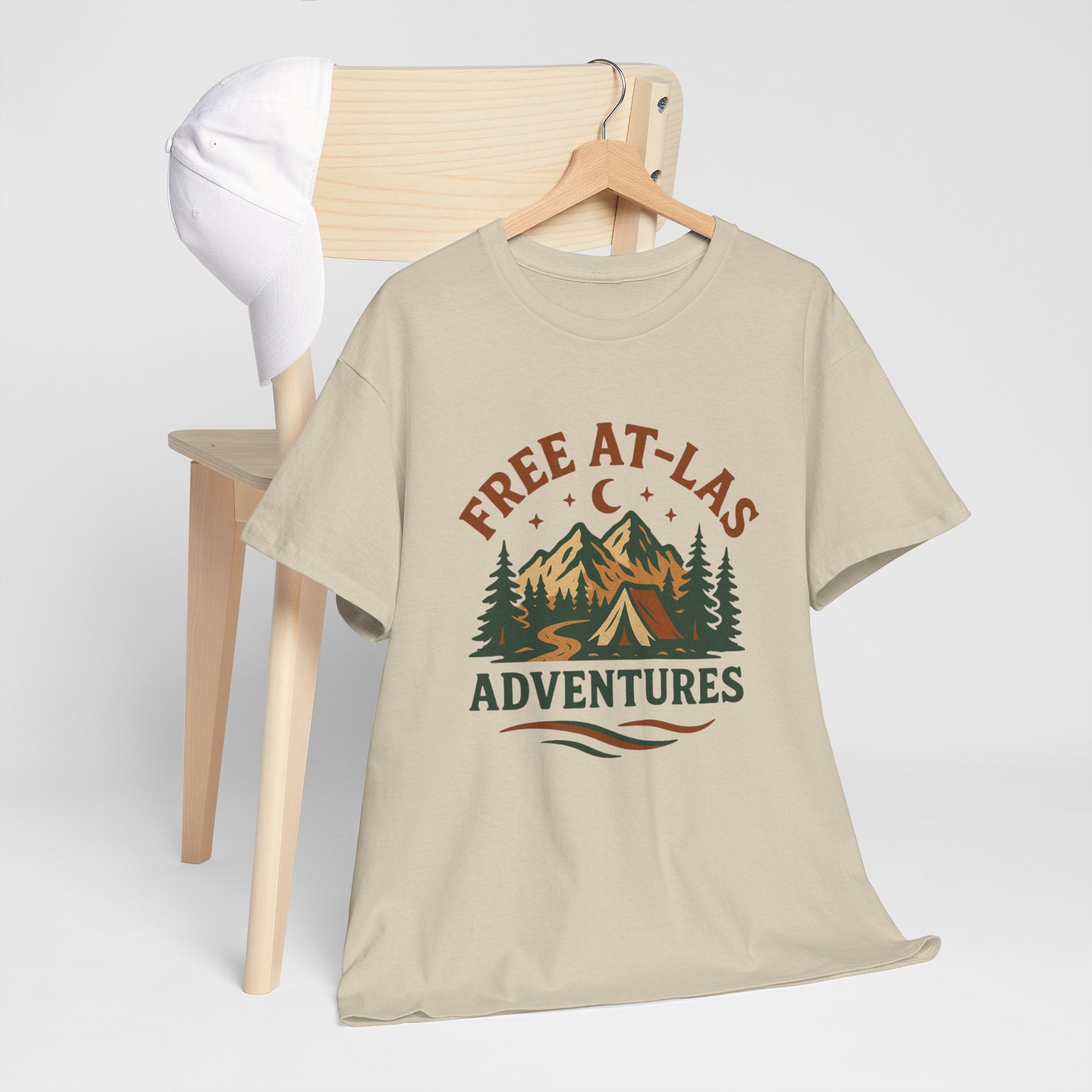 Cotton Camping T-Shirt — Classic Outdoor Camp Vibe Tee