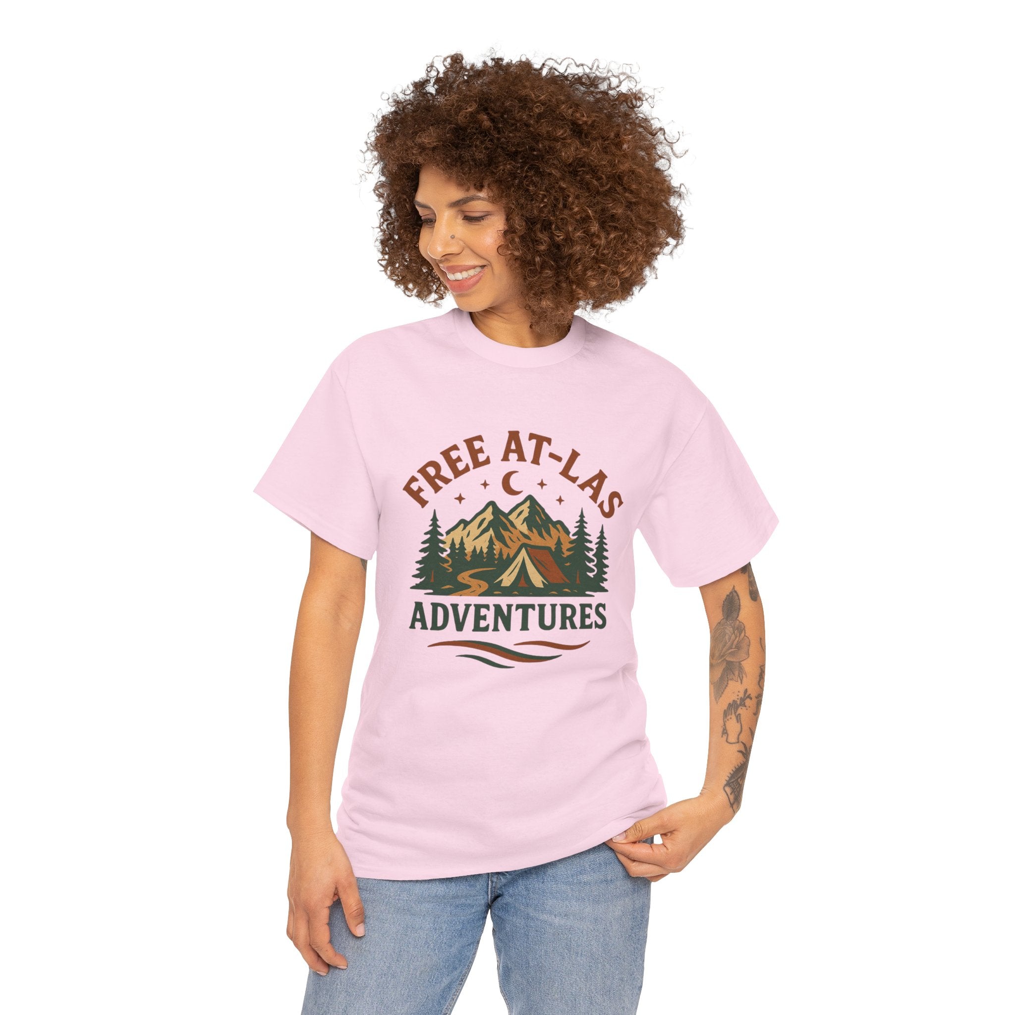 Cotton Camping T-Shirt — Classic Outdoor Camp Vibe Tee