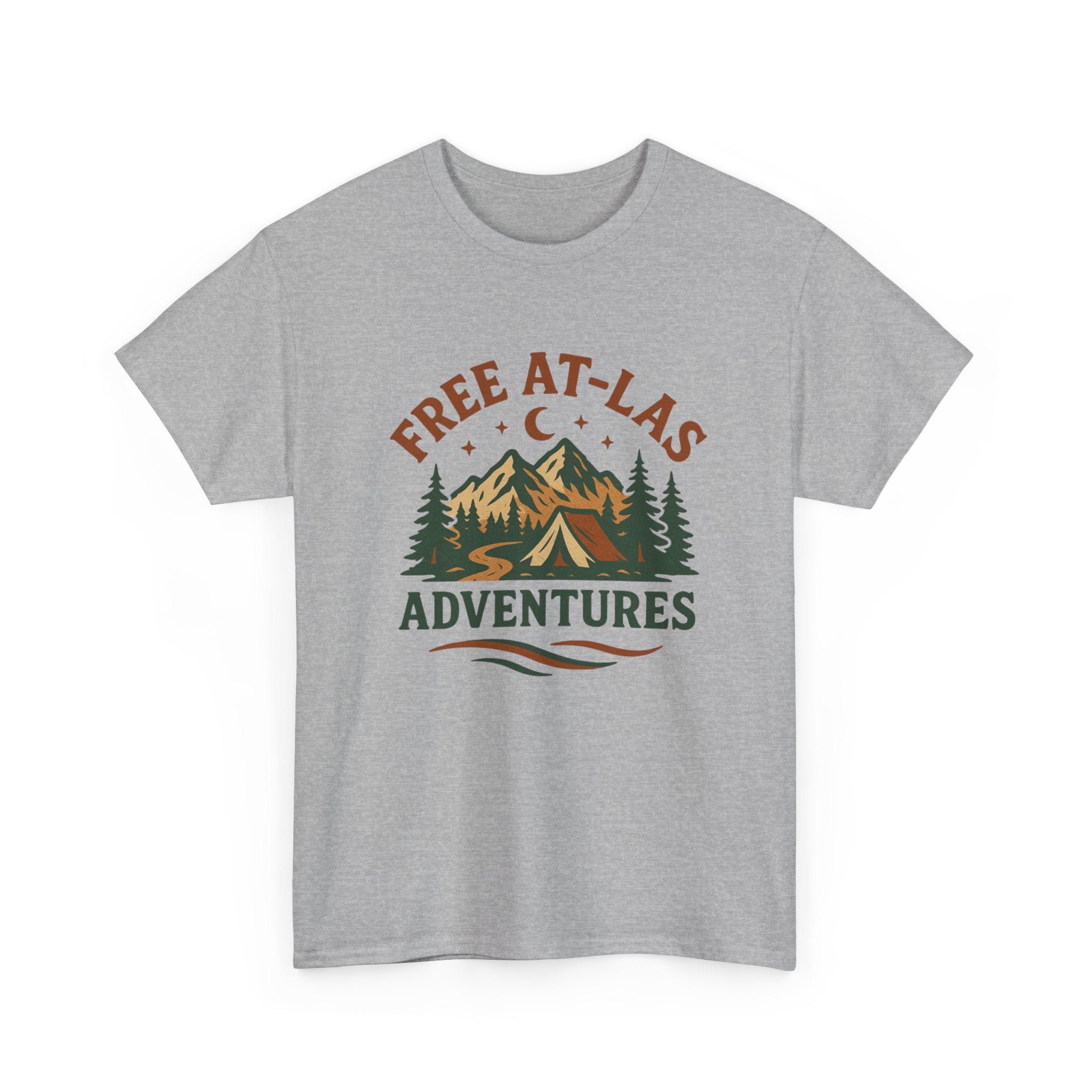 Cotton Camping T-Shirt — Classic Outdoor Camp Vibe Tee