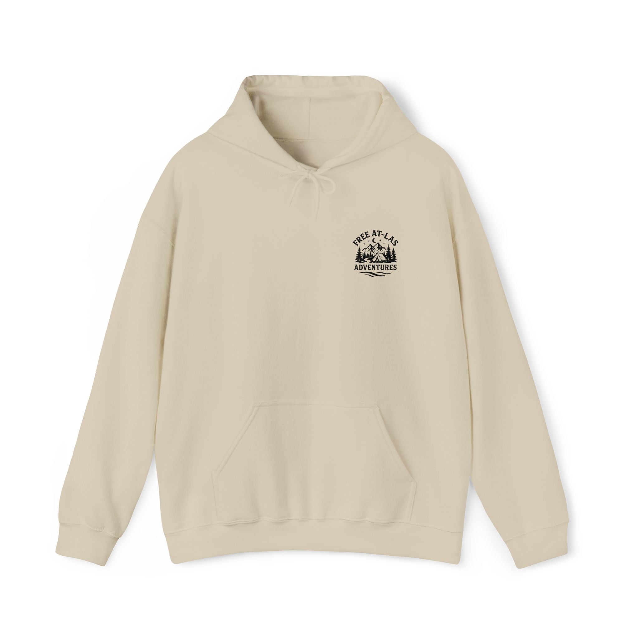 Embroidered Warm Cozy Hoodie — Soft Pullover Sweatshirt for Everyday Comfort