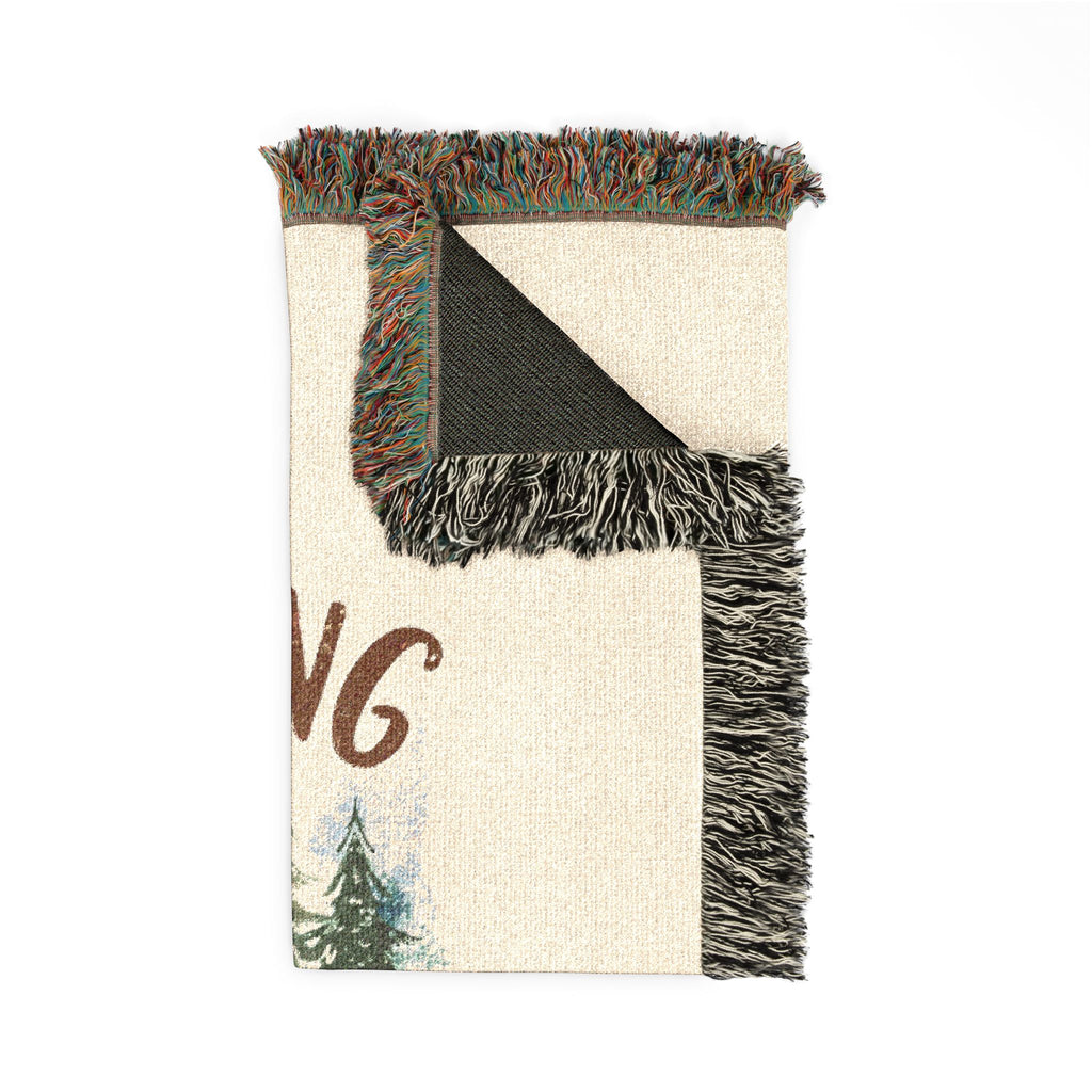 Camping is my Therapy Cozy Camping Throw